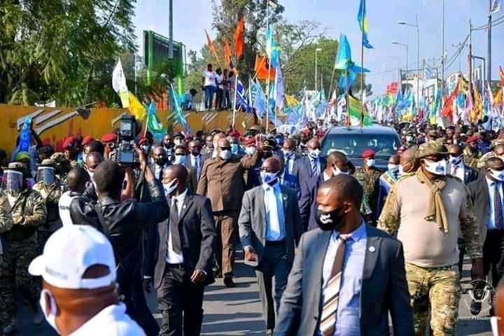 Arrivee Felix Tshisekedi a Goma_photo presidence