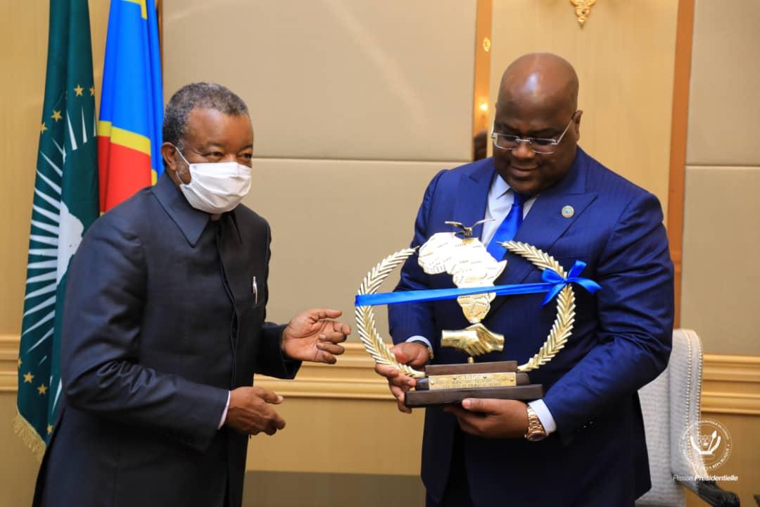 Docteur Jean Jacques MUYEMBE et Président Felix Antoine Tshisekedi_Photo presse présidentielle