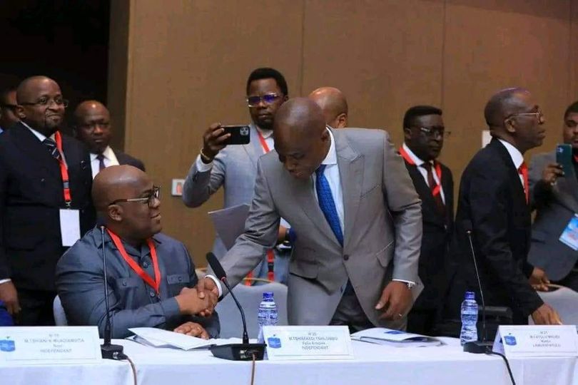 Félix Tshisekedi et Martin Fayulu