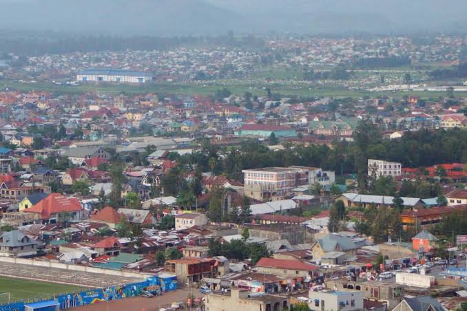 Goma vue de la ville