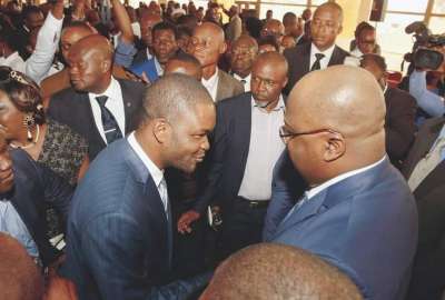 Genie Kande et Felix Tshisekedi