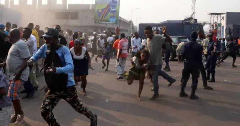 Marche à Goma