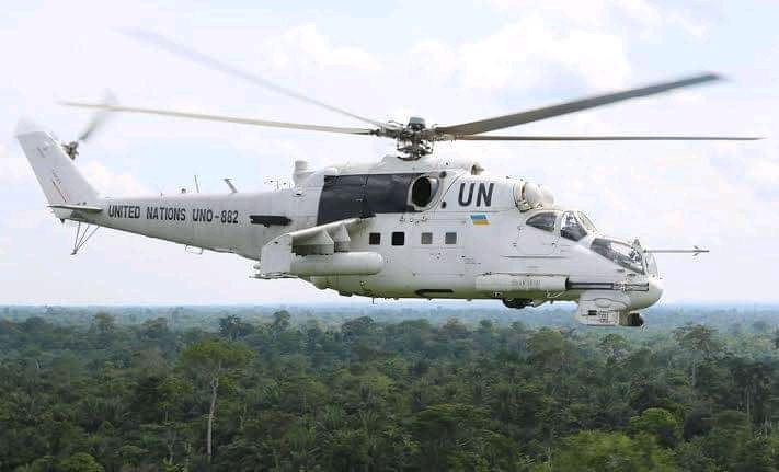 Hélicoptère de la Monusco