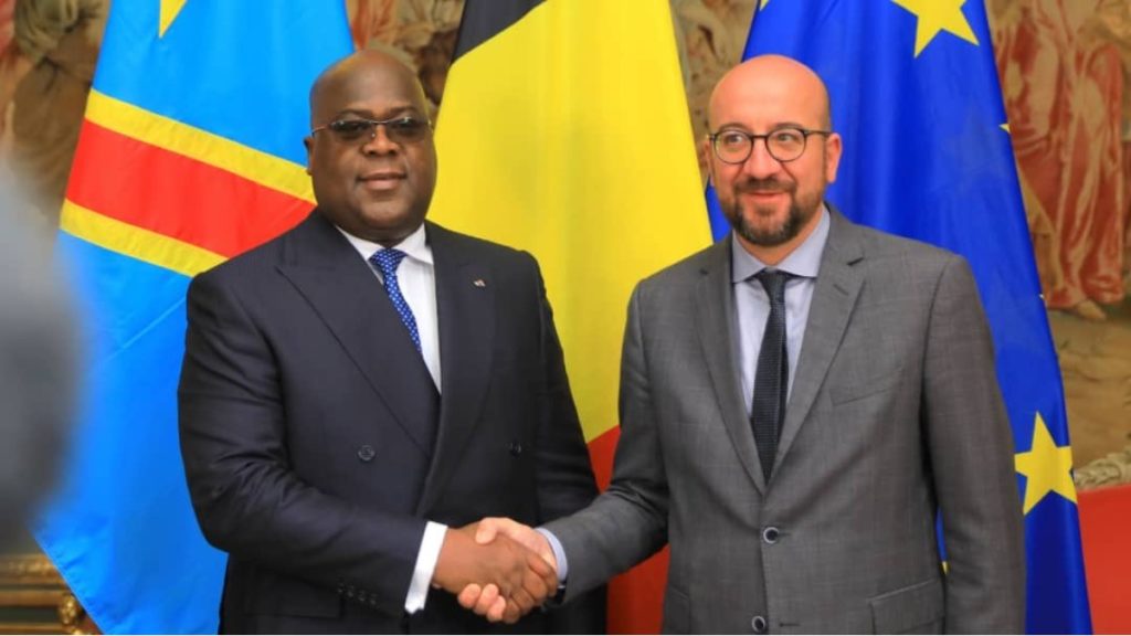 Félix Tshisekedi et Charles Michel _photo des droits tiers