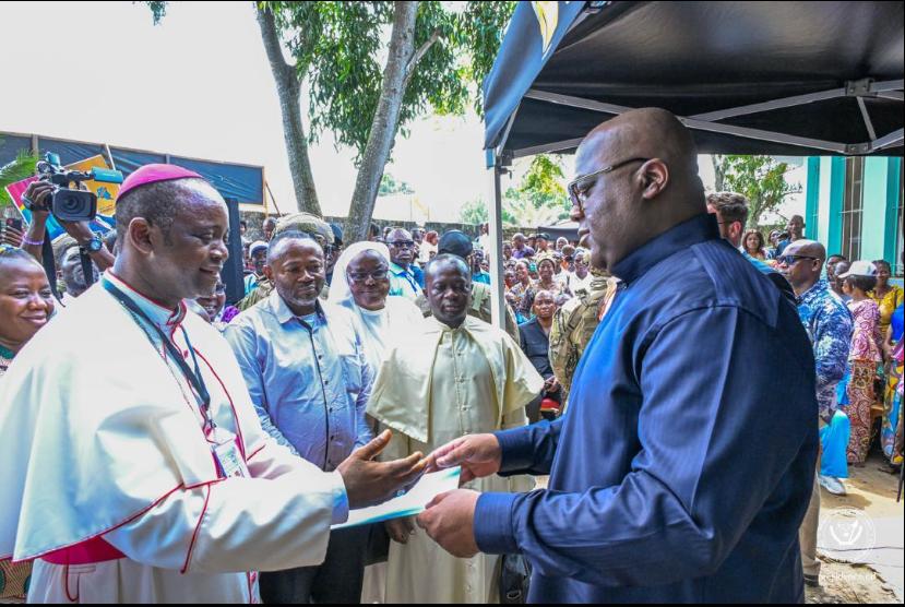 Remise de l'indemnisation par Félix Tshisekedi