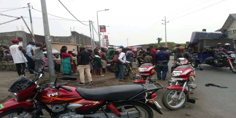 Accident de Route Goma_photo des droits tiers