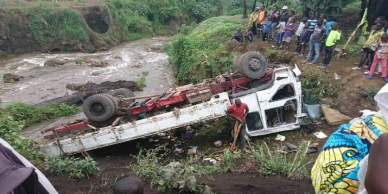 Accident de circulation à Masisi/ photo droits tierces