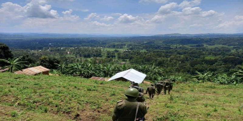 Les FARDC dans la patrouille dans l'Est de la RDC/photo droits tierces