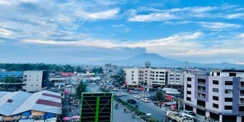 Goma vue de la ville