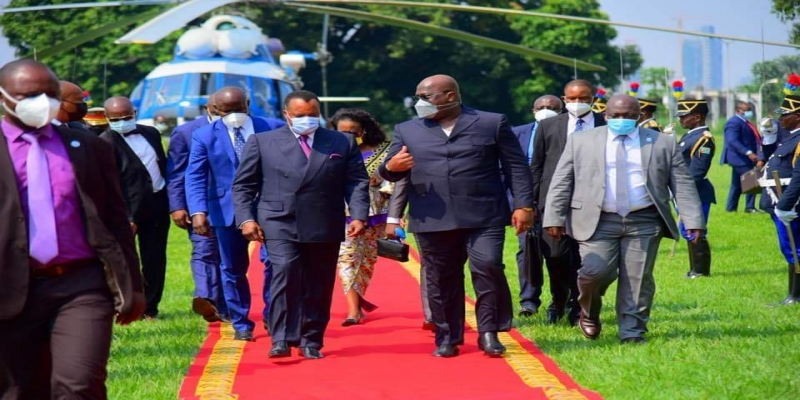 Felix Tshisekedi et Denis Sassou _photo des droits tiers