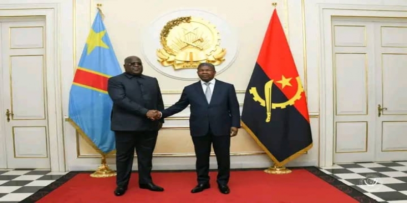 Felix Tshisekedi et João Lourenço