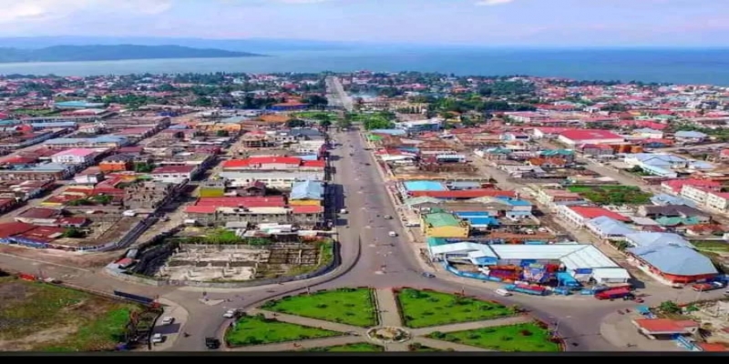 Goma vue de la ville