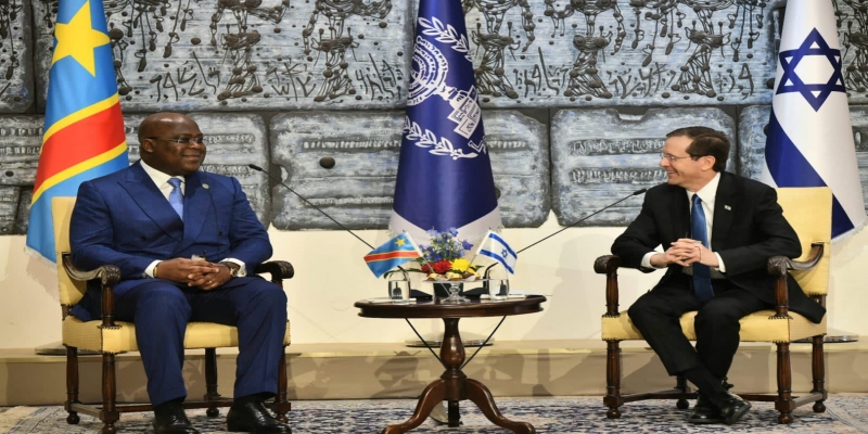 Felix Tshisekedi et Isaac Herzog