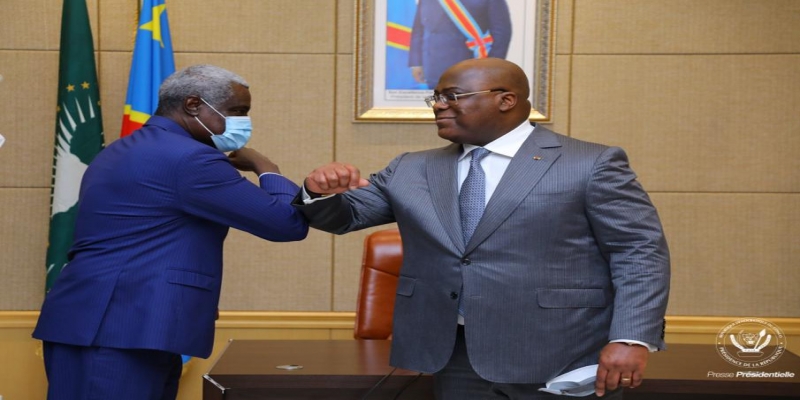 Le président de la commission de l'Union africaine, Moussa Faki_Photo présidence