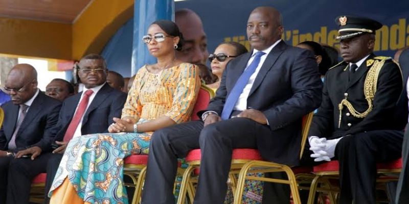 Joseph Kabila et Olive Lembe