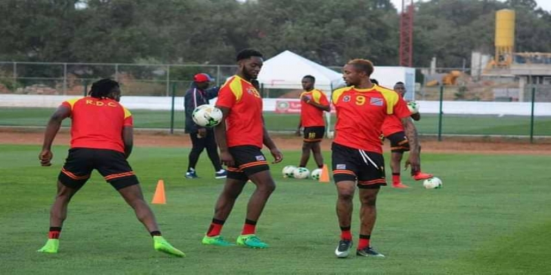 Léopards foot A  entraînement_photo des droits tiers