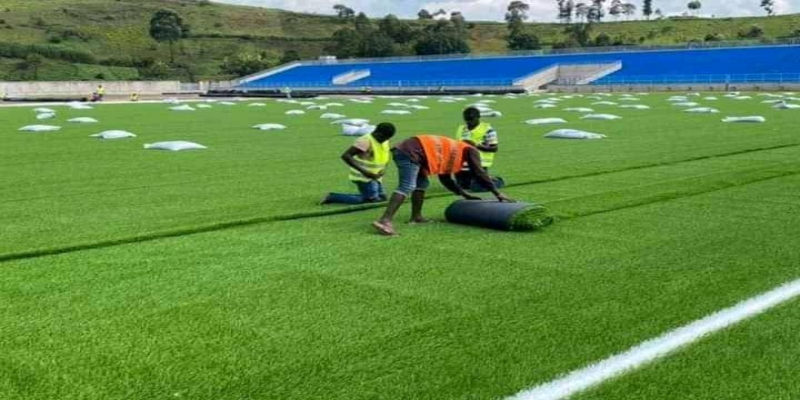 travaux au stade "Bulengo" de Goma_ph des droits tiers