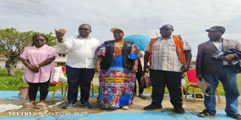 Maire de Kananga et la direction de Fogeka