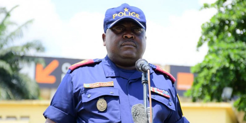 Sylvano Kasongo Commissaire divisionnaire adjoint de la police_Photo tiers