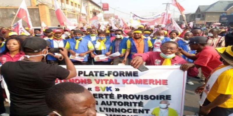 manifestations à Goma pour réclamer la libération de Kamerhe_photo des droits tiers