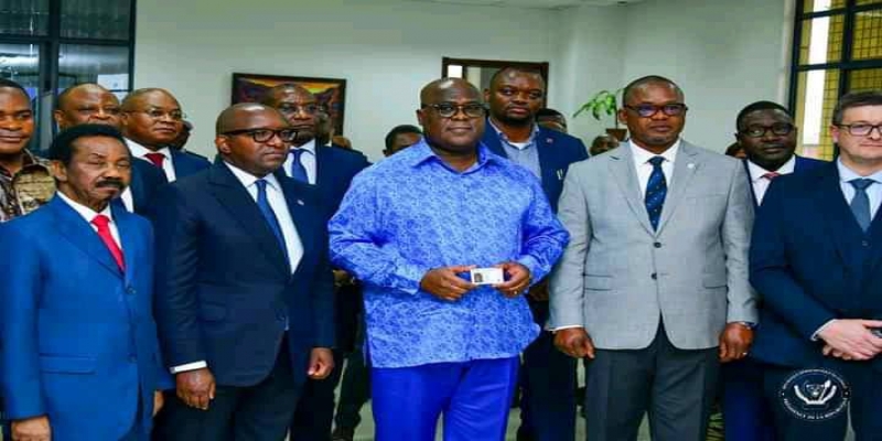 Félix Tshisekedi à l'ONIP