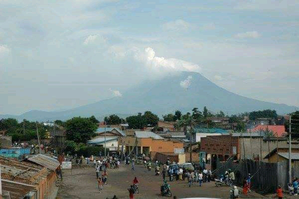 Goma Nyirangongo vue de la ville_photo des droits tiers