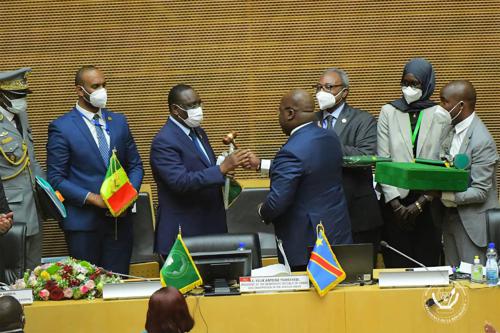 Passation pouvoir Felix Tshisekedi Macky Sall_photo tiers