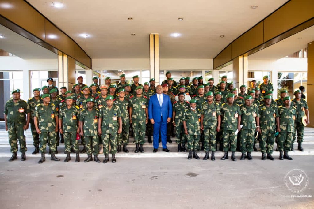 LES COMMANDANTS FARDC ENGAGÉS AU FRONT A L'EST _photo présidence