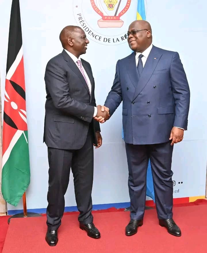 William Ruto et Félix Tshisekedi