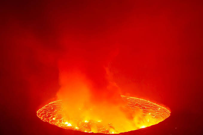 Nyiragongo photo droit de tiers