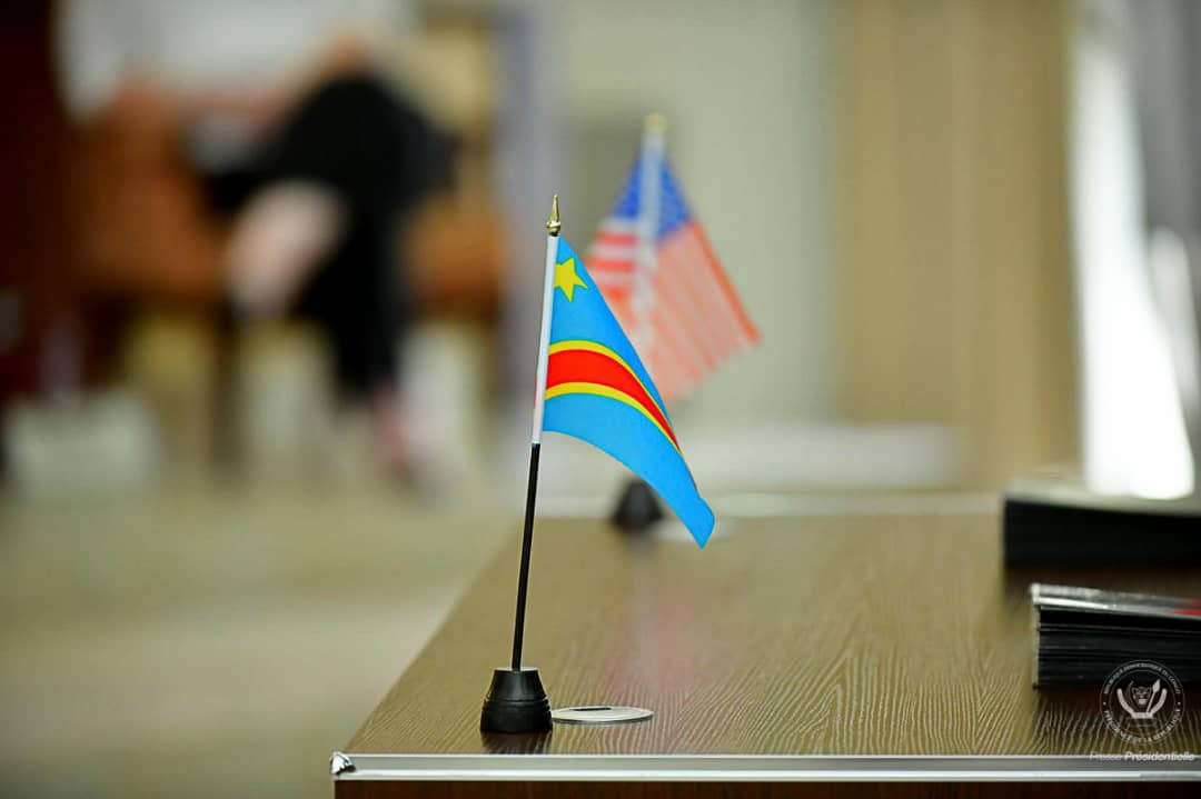 USA et RDC Drapeau