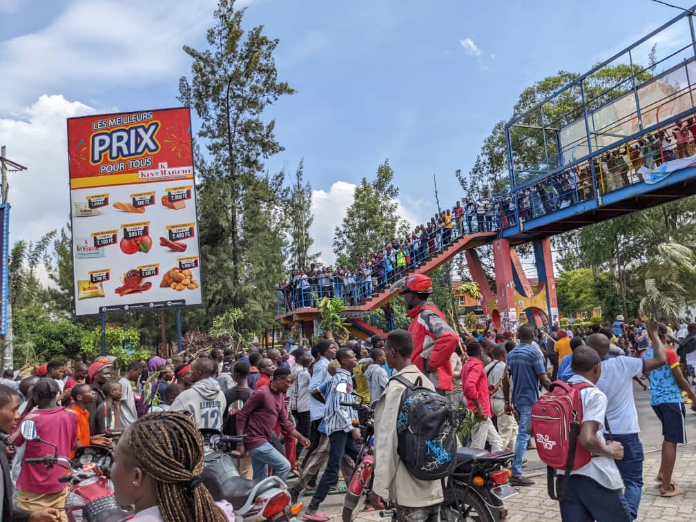 Manifestation à Goma